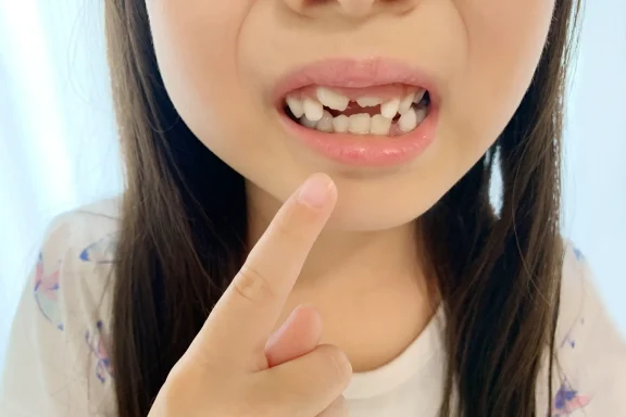 歯が曲がって生えてきた