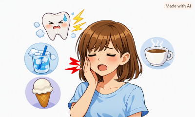 冷たいものがしみる…それ、知覚過敏かも?